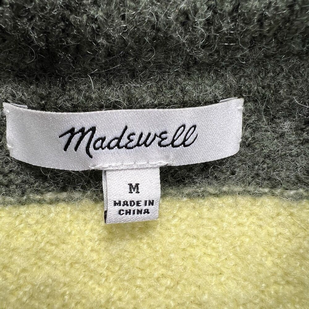 Madewell Fulton Striped Pullover Sweater Women’s‎ M Roll Neck Cozy Minimalist - Picture 4 of 11